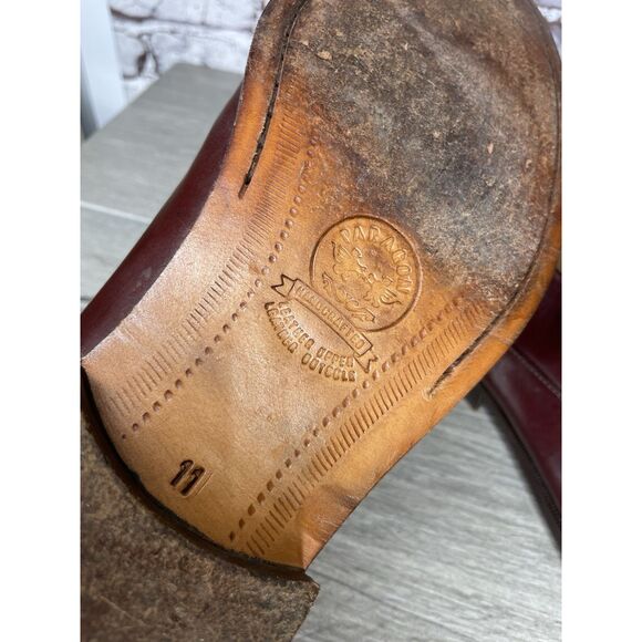 Paragon Brown Leather Cap Toe Handmade Oxfords Lace Up Shoes Men Sz 11D US/44EU - Picture 11 of 16